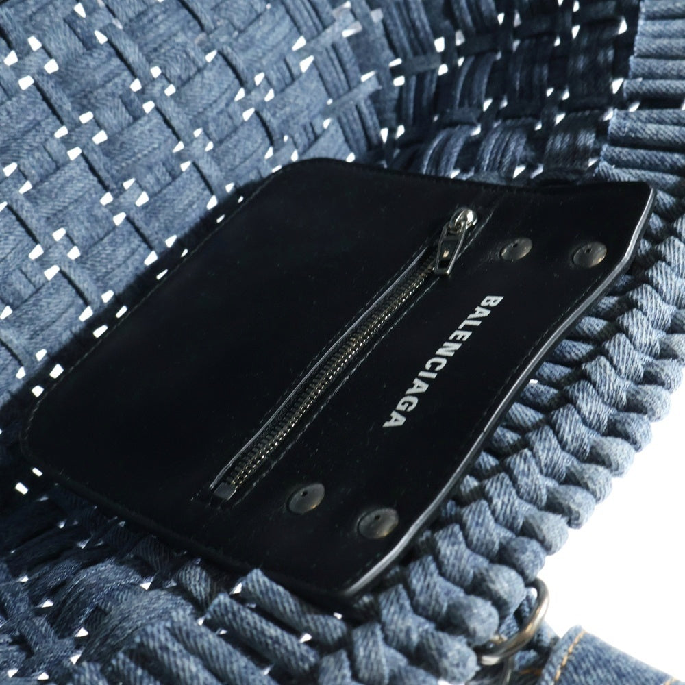 BALENCIAGA(バレンシアガ) BISTRO XS ビストロXS デニム 2WAY ハンドバッグ ショルダーバッグ インディゴ レディース 671342 4760