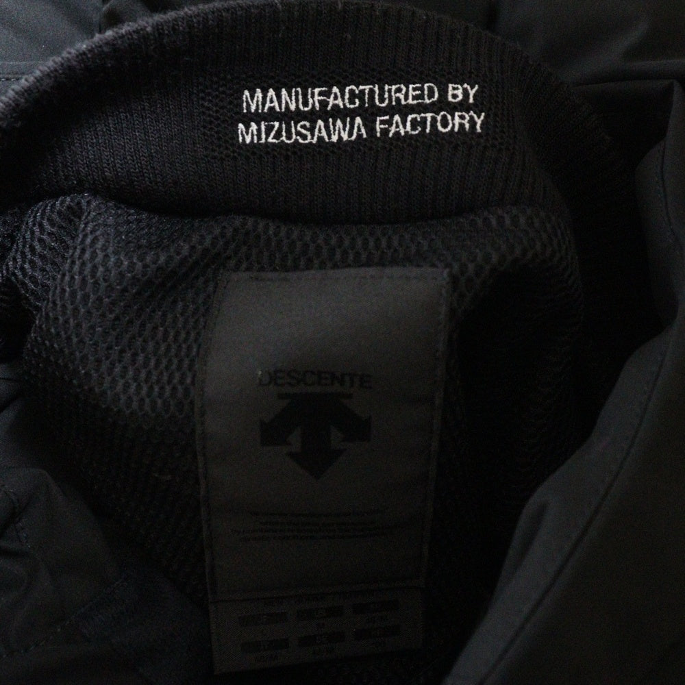DESCENTE(デサント) ALLTERRAIN MIZUSAWA DOWN MOUNTAINEER オルテライン 水沢ダウン マウンテニア フーデッドダウンジャケット ブラック DAMSGK30U