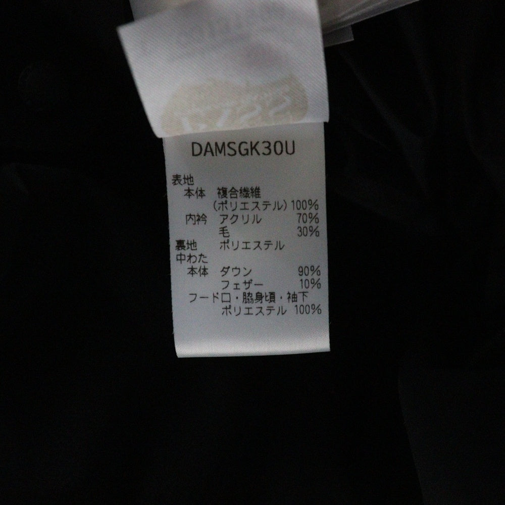 DESCENTE(デサント) ALLTERRAIN MIZUSAWA DOWN MOUNTAINEER オルテライン 水沢ダウン マウンテニア フーデッドダウンジャケット ブラック DAMSGK30U