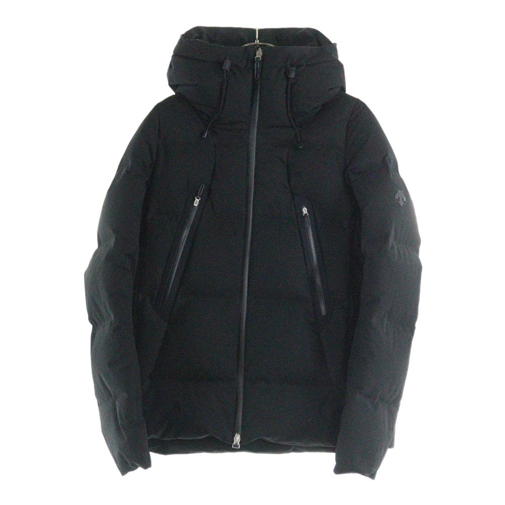 DESCENTE(デサント) ALLTERRAIN オルテライン 水沢ダウン フーデッド ジャケット ブラック DAWUGK40UX