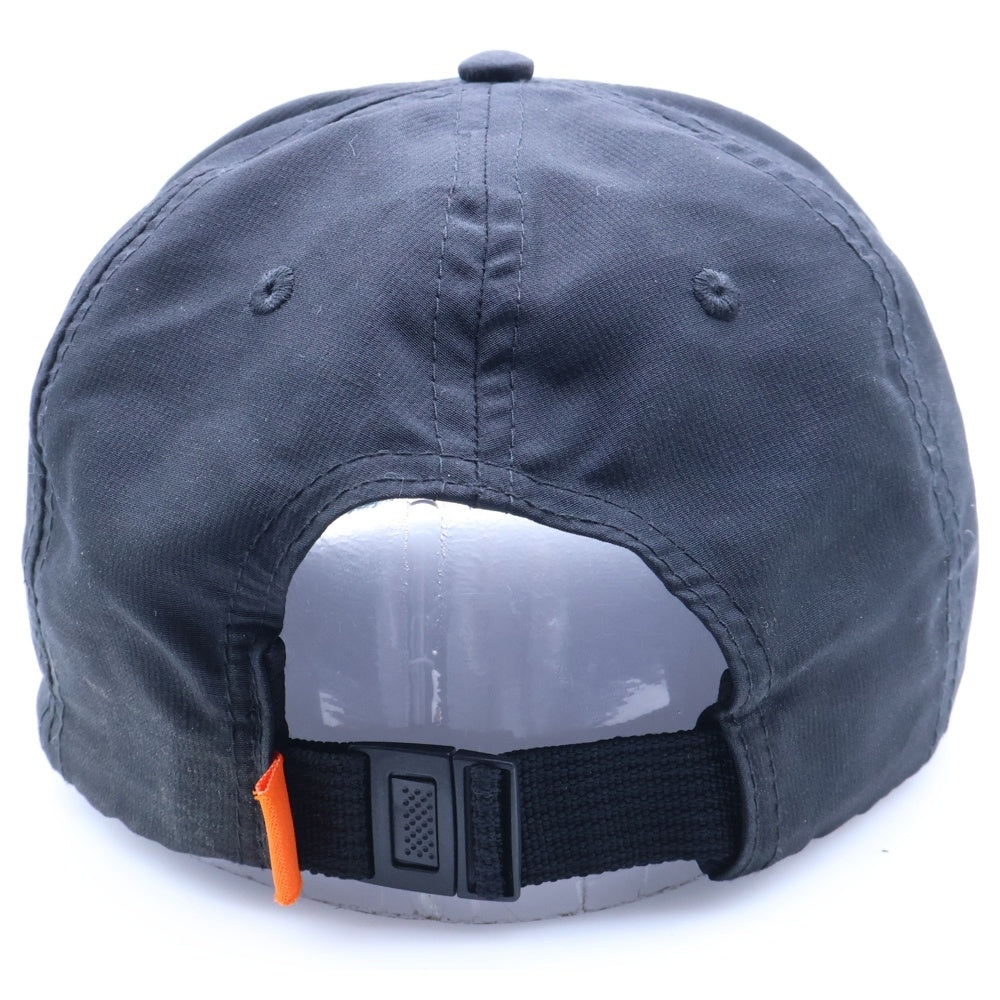 NO BRAND(ノーブランド) KICKS/HI キックスハイ フロントロゴ 6パネルキャップ 帽子 ブラック