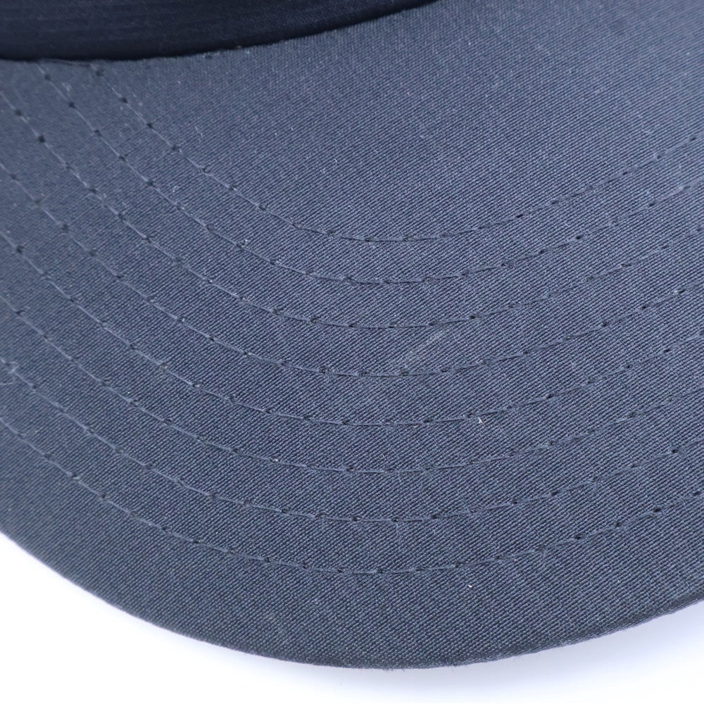 NO BRAND(ノーブランド) KICKS/HI キックスハイ フロントロゴ 6パネルキャップ 帽子 ブラック