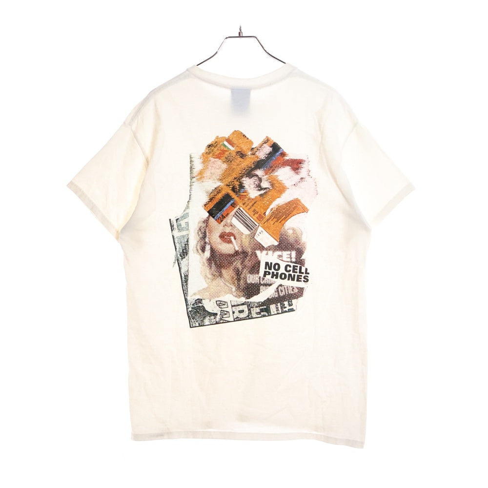 HUF(ハフ) 両面プリント クルーネック 半袖Tシャツ カットソー ホワイト