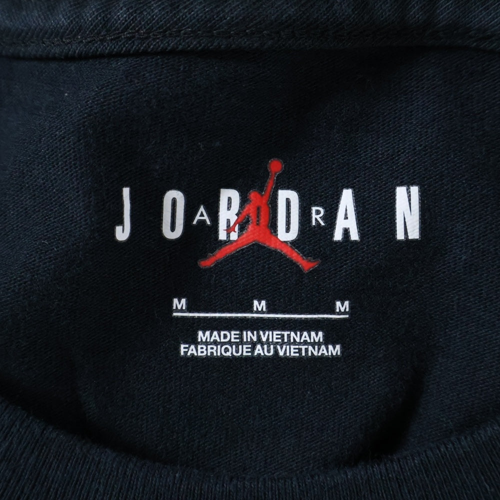 UNDEFEATED(アンディフィーテッド) ×JORDAN S/S Tee ジョーダン フロントプリント クルーネック 半袖Tシャツ カットソー ブラック DX6029-010