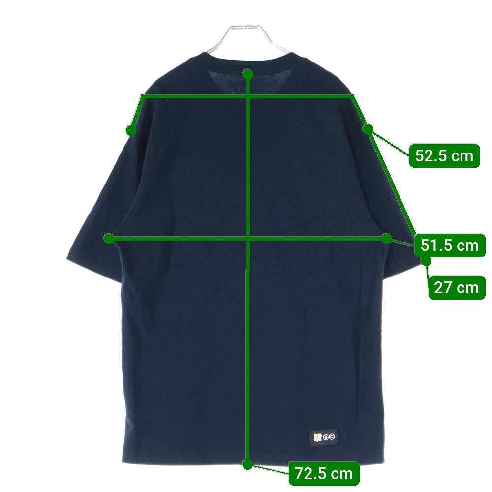 UNDEFEATED(アンディフィーテッド) ×JORDAN S/S Tee ジョーダン フロントプリント クルーネック 半袖Tシャツ カットソー ブラック DX6029-010