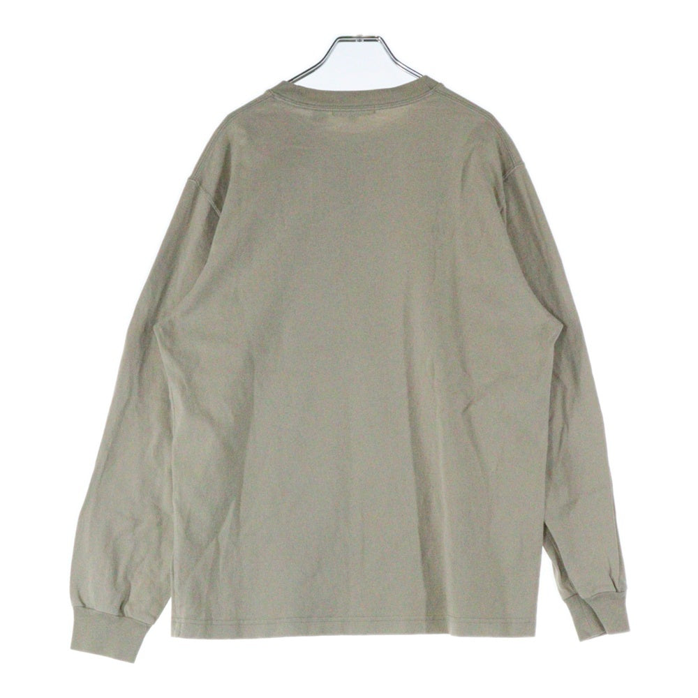 UNITED ARROWS(ユナイテッドアローズ) A DAY IN THE LIFE アデイインザライフ クルーネック 長袖Tシャツ カットソー ベージュ 6212-699-0712