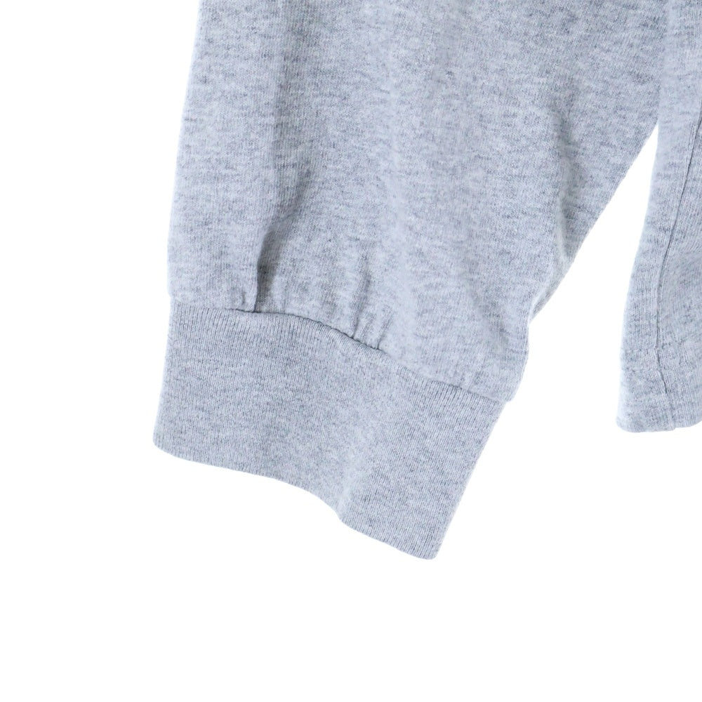 STUSSY(ステューシー) STOCK LOGO LS CREW ロゴ刺繍 クルーネック 長袖Tシャツ カットソー グレー 1140195