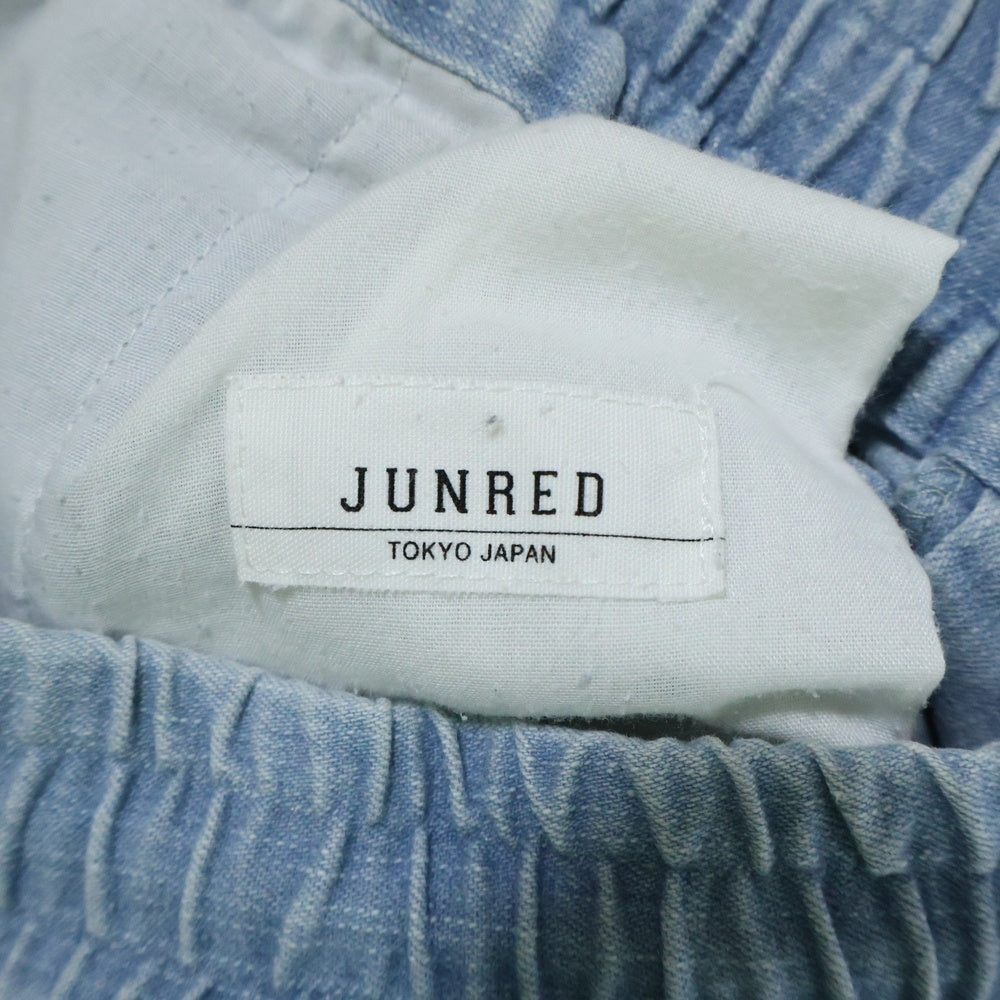JUNRED(ジュンレッド) デニム イージーパンツ ライトインディゴ AOS-00040-C