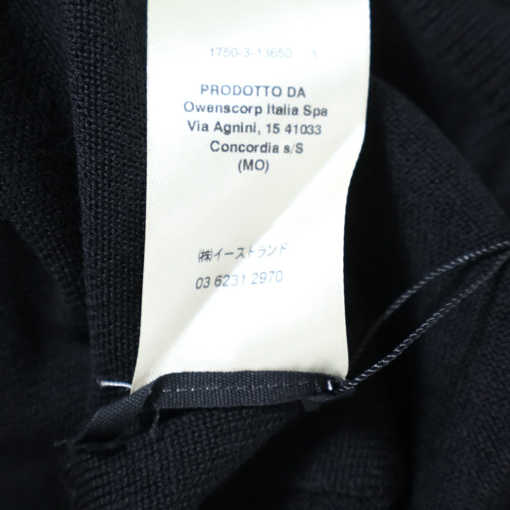 Rick Owens(リックオウエンス) 19AW OVERSIZED ROUND NECK オーバーサイズ ラウンドネック ウールニット セーター ブラック RR19F4689-M
