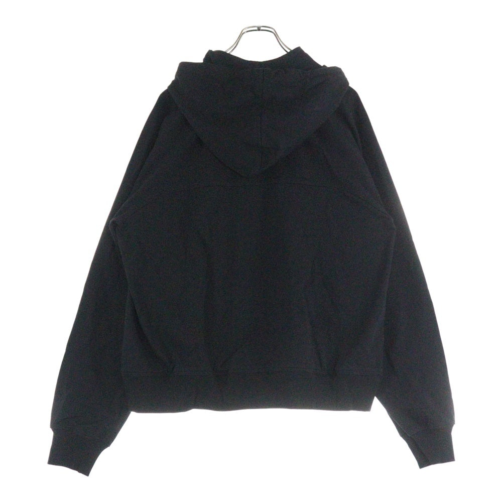 Rick Owens(リックオウエンス) 19AW WINDBREAKER ウインドブレーカー スウェット ジップアップパーカー ブラック RU19F4279-BA