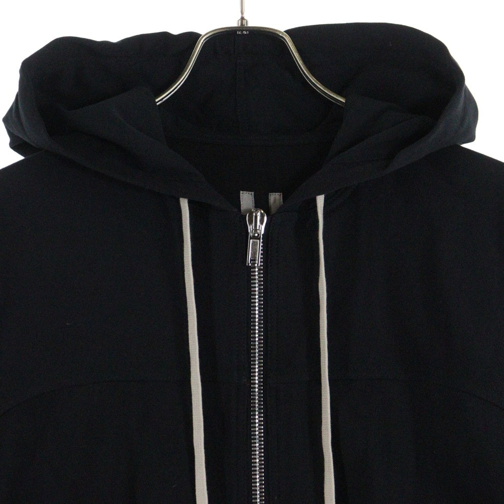 Rick Owens(リックオウエンス) 19AW WINDBREAKER ウインドブレーカー スウェット ジップアップパーカー ブラック RU19F4279-BA
