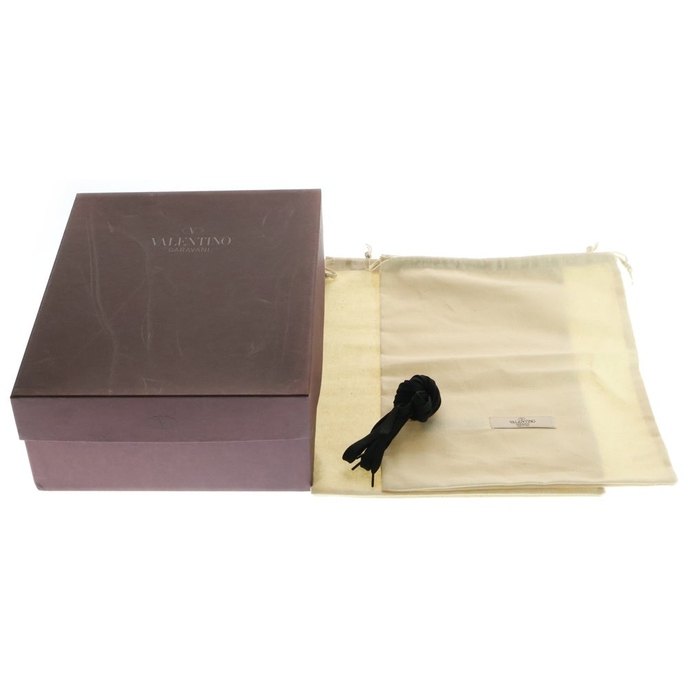 VALENTINO(ヴァレンティノ) HIGH TOP アートプリント ロゴ レザー ハイカットスニーカー ブラック/レッド UV2S0D51 TUD51Y2