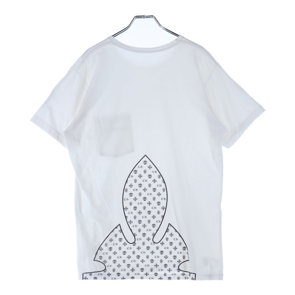 CHROME HEARTS(クロムハーツ) FLEURKNEE Tee フレアニー プリント クルーネック 半袖Tシャツ カットソー ホワイト