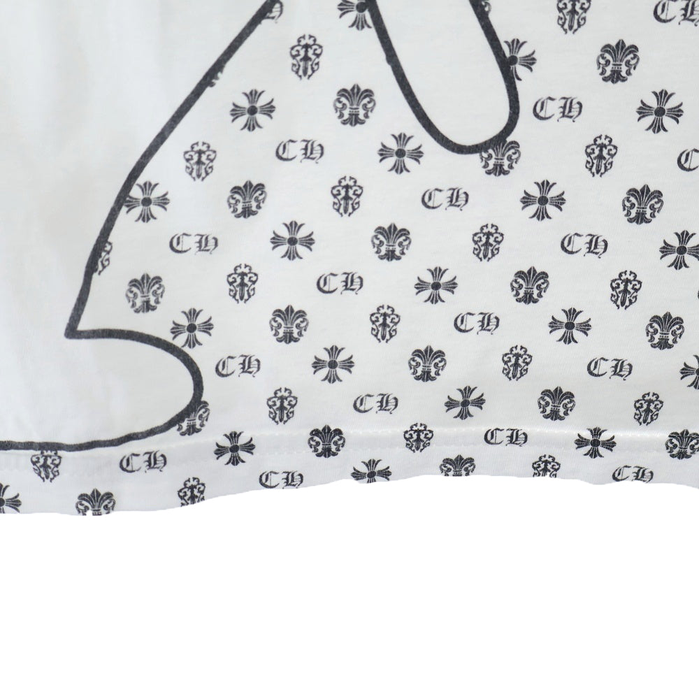 CHROME HEARTS(クロムハーツ) FLEURKNEE Tee フレアニー プリント クルーネック 半袖Tシャツ カットソー ホワイト