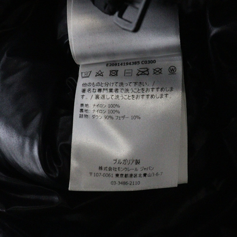 MONCLER(モンクレール) 19AW MONTCLA GIUBBOTTO モンクラ フーデッド ダウンジャケット ブラック E20914194385