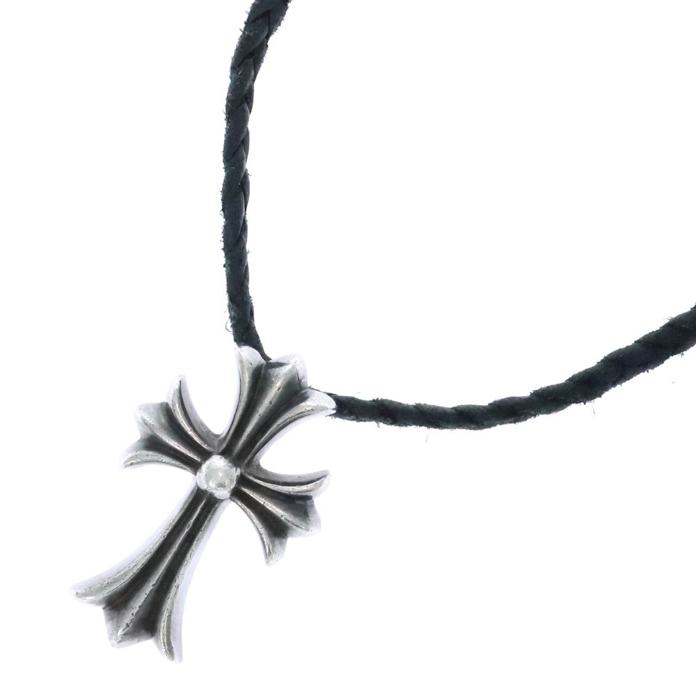 CHROME HEARTS(クロムハーツ) CH CRS SMLスモールCHクロス BC ボロチップブレイド ネックレス シルバー BCA220