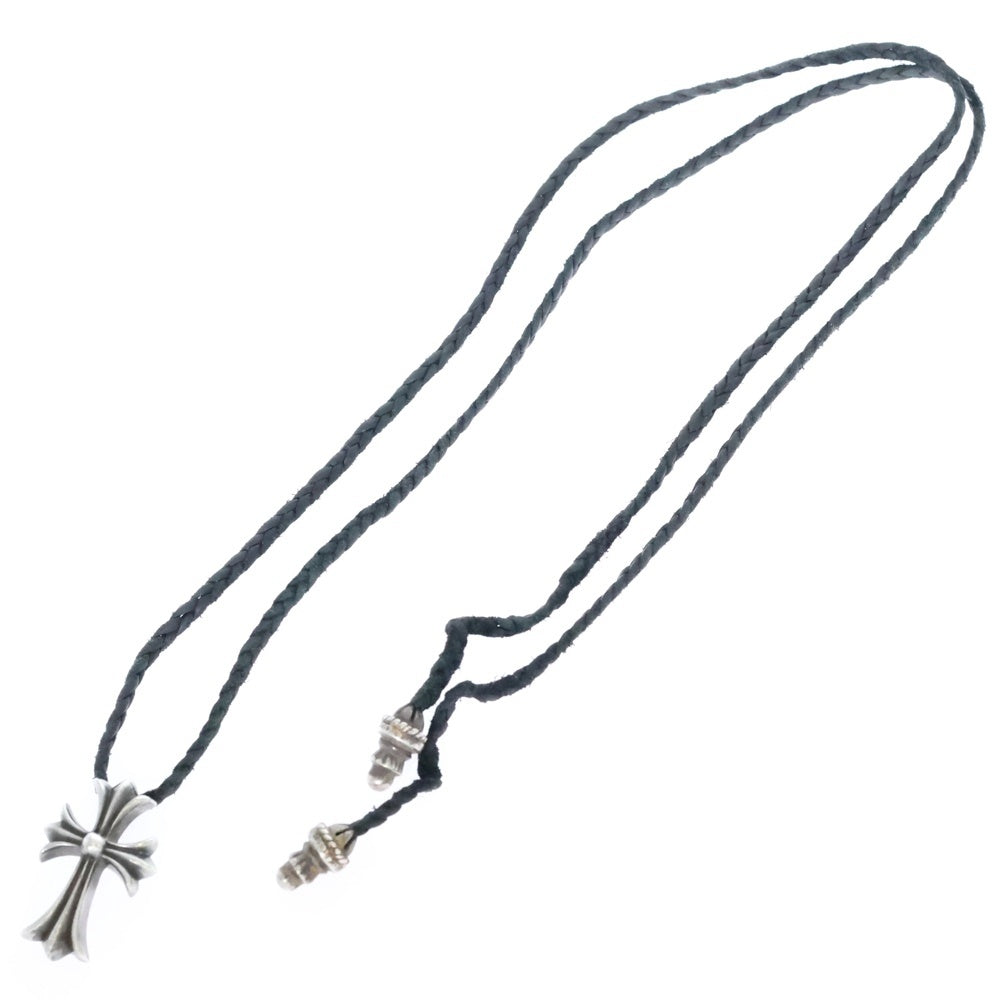CHROME HEARTS(クロムハーツ) CH CRS SMLスモールCHクロス BC ボロチップブレイド ネックレス シルバー BCA220
