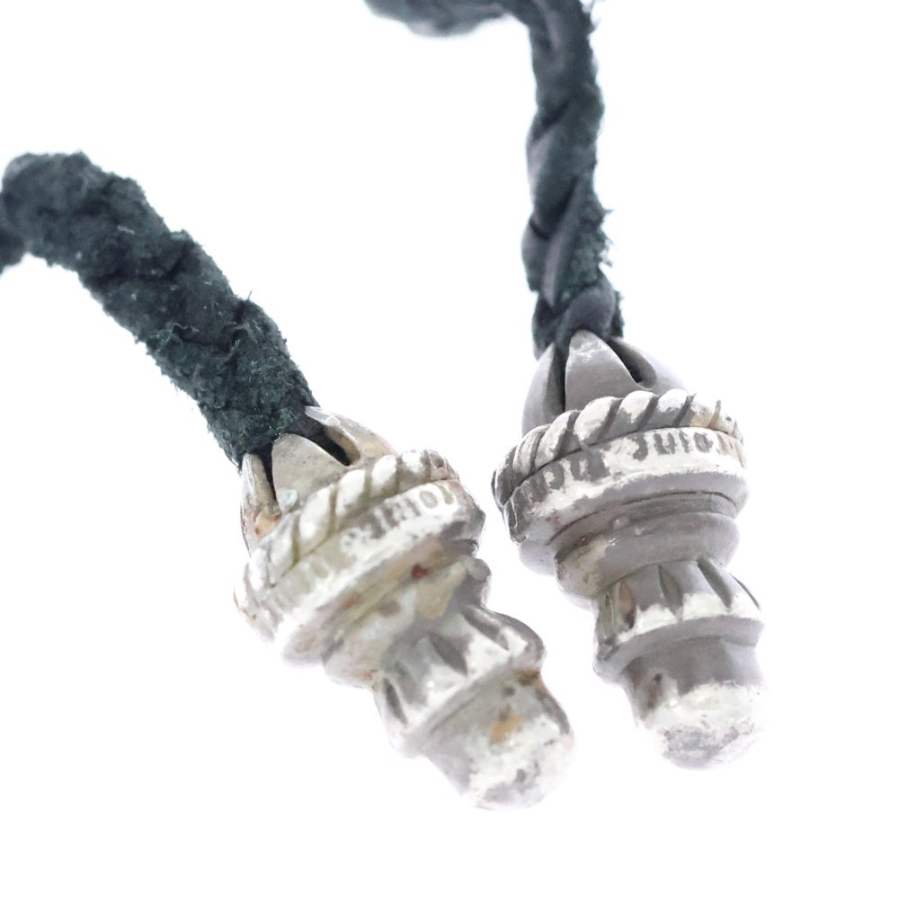 CHROME HEARTS(クロムハーツ) CH CRS SMLスモールCHクロス BC ボロチップブレイド ネックレス シルバー BCA220