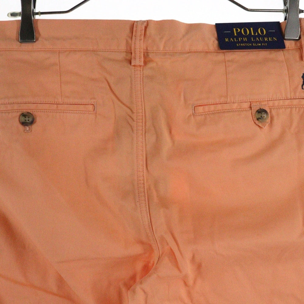 POLO RALPH LAUREN(ポロラルフローレン) STRETCH SLIM FIT チノパンツ オレンジ