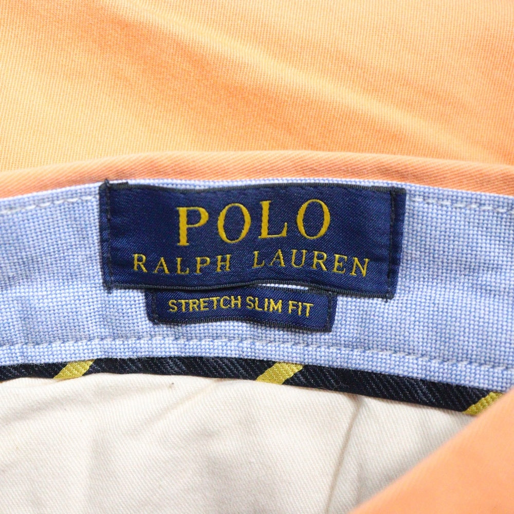 POLO RALPH LAUREN(ポロラルフローレン) STRETCH SLIM FIT チノパンツ オレンジ