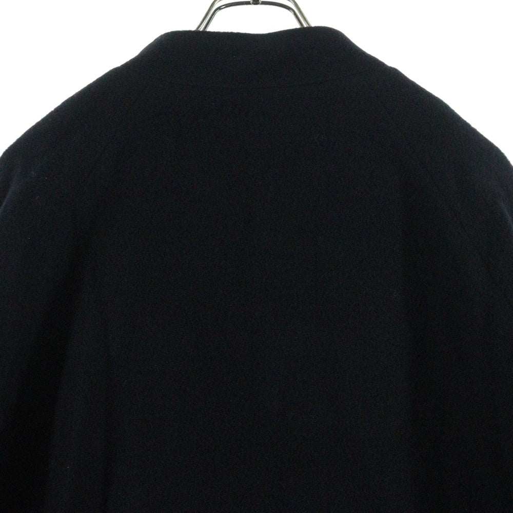 NO BRAND(ノーブランド) MOOS FOO ノーカラーコート ブラック レディース