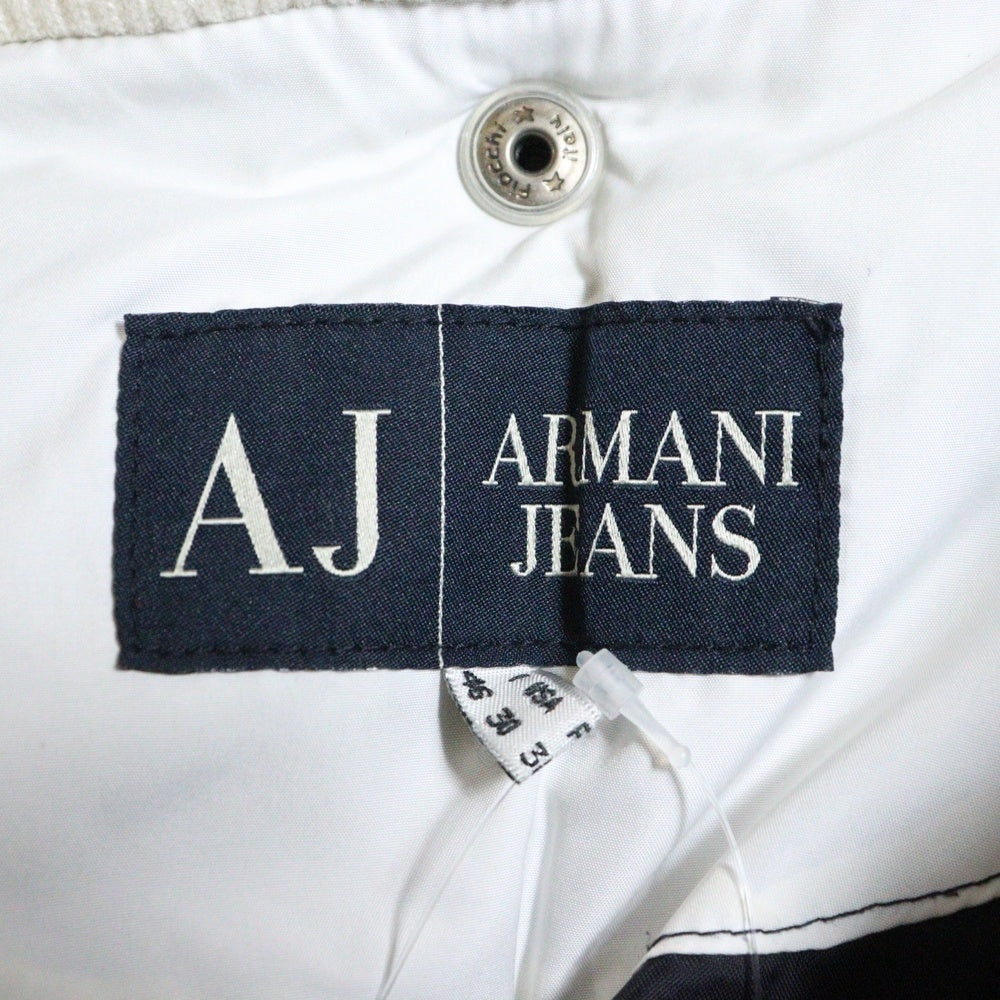 ARMANI JEANS(アルマーニ ジーンズ) フーデッド ダウンジャケット ホワイト