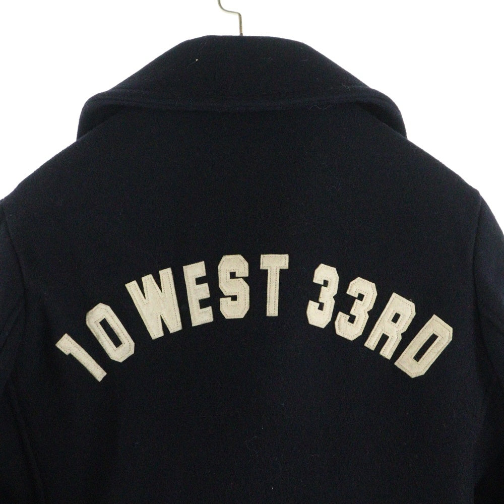 SCHOTT(ショット) 7153 U.S. 740N PEAJACKET USA製 モーターサイクル カスタムワッペン Pコート ブラック