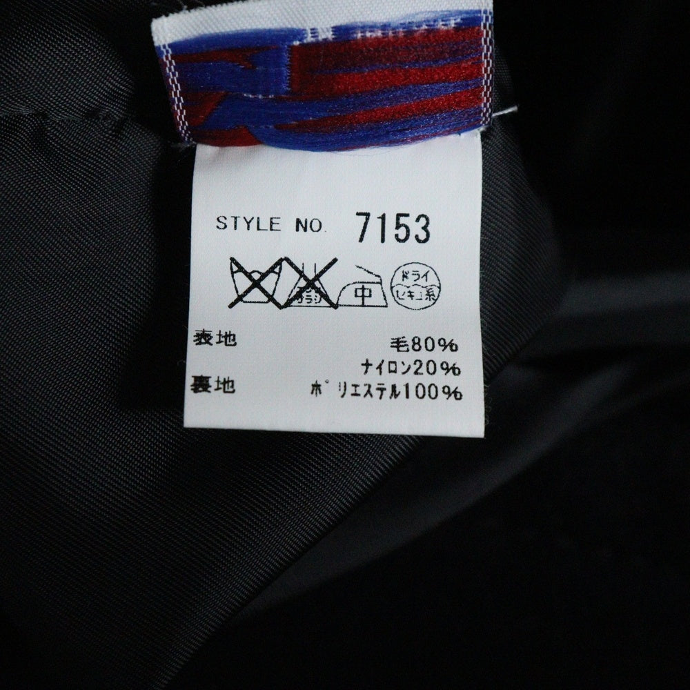 SCHOTT(ショット) 7153 U.S. 740N PEAJACKET USA製 モーターサイクル カスタムワッペン Pコート ブラック
