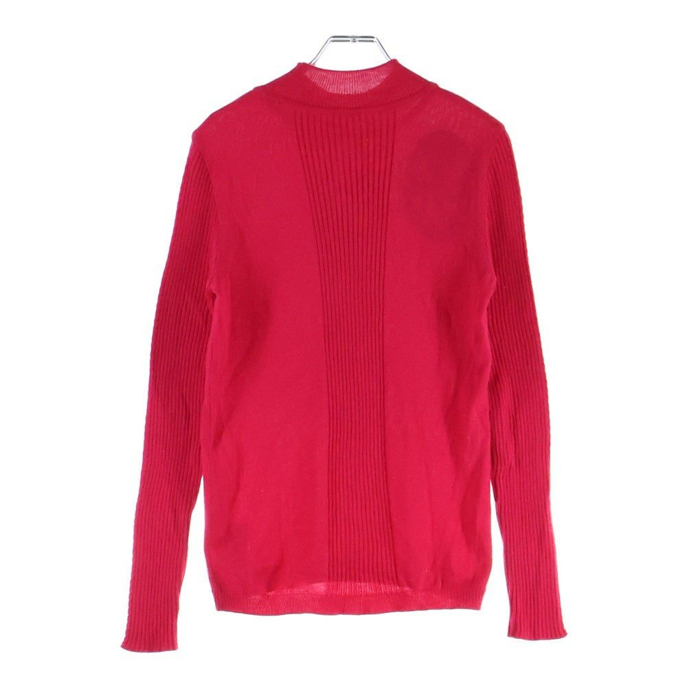 CASTELBAJAC(カステルバジャック) ビーズロゴ ニットセーター レッド レディース