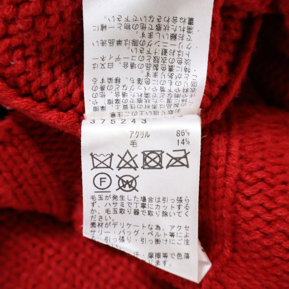 BEAMS HEART(ビームス ハート) 43-15-0785-213 ハイネック ニットセーター レッド