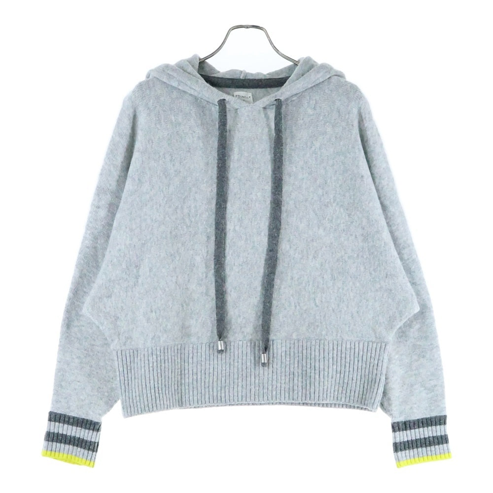 H&M(エイチアンドエム) PRINGLE OF SCOTLAND ウールニット プルオーバーパーカー グレー