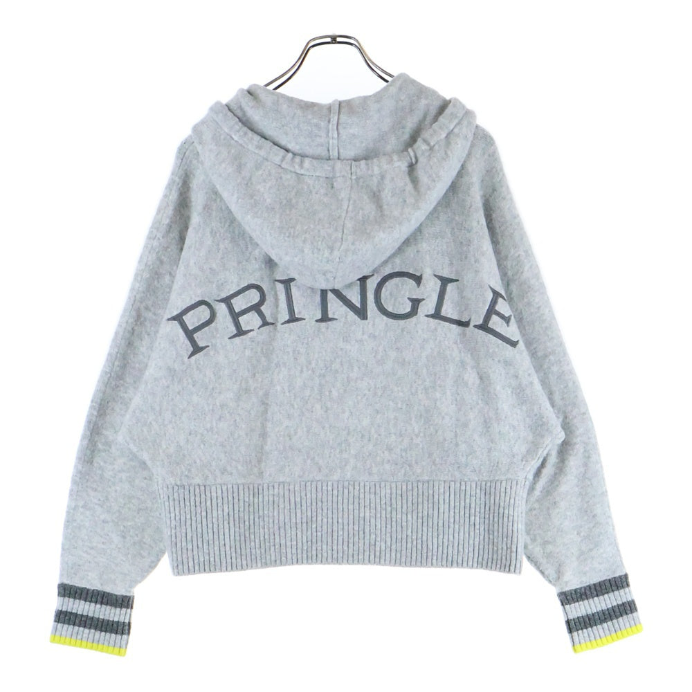 H&M(エイチアンドエム) PRINGLE OF SCOTLAND ウールニット プルオーバーパーカー グレー