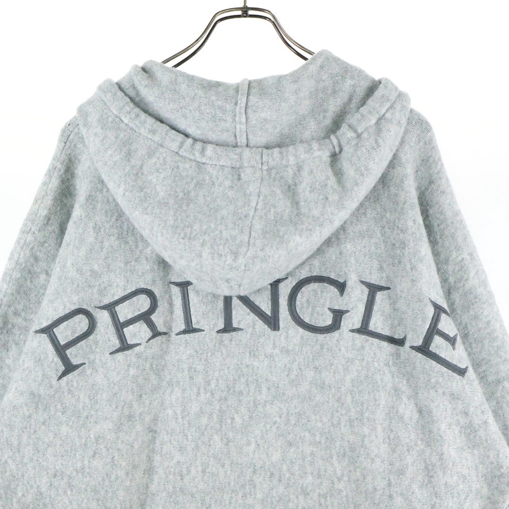 H&M(エイチアンドエム) PRINGLE OF SCOTLAND ウールニット プルオーバーパーカー グレー
