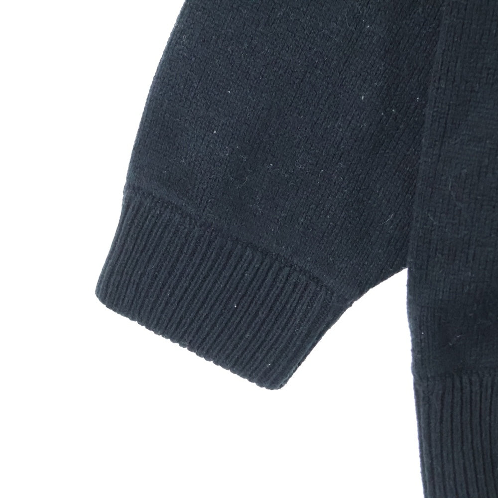 MOUSSY(マウジー) 23AW LOGO KNIT ロゴ ニットセーター ブラック レディース 029GAA70-5050