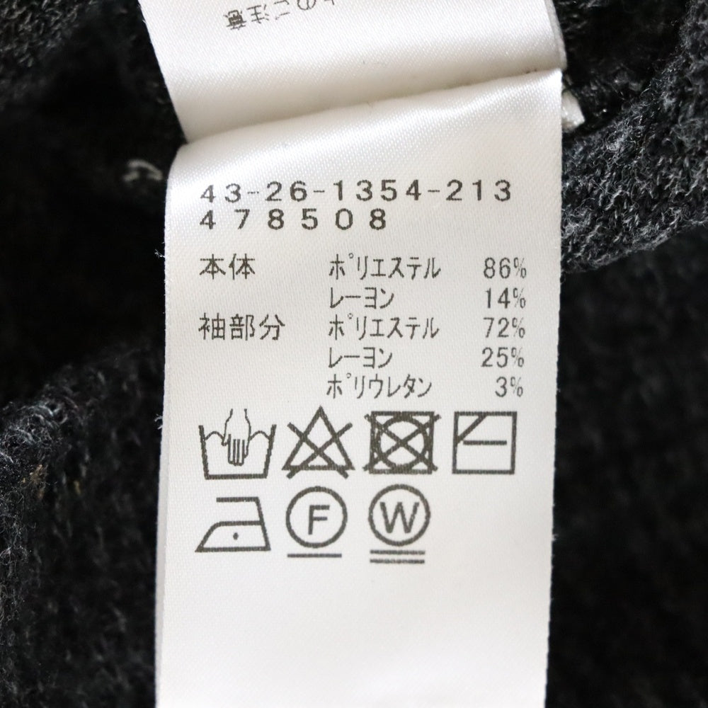 BEAMS HEART(ビームス ハート) 43-26-1354-213 ニット ワンピース ダークグレー レディース