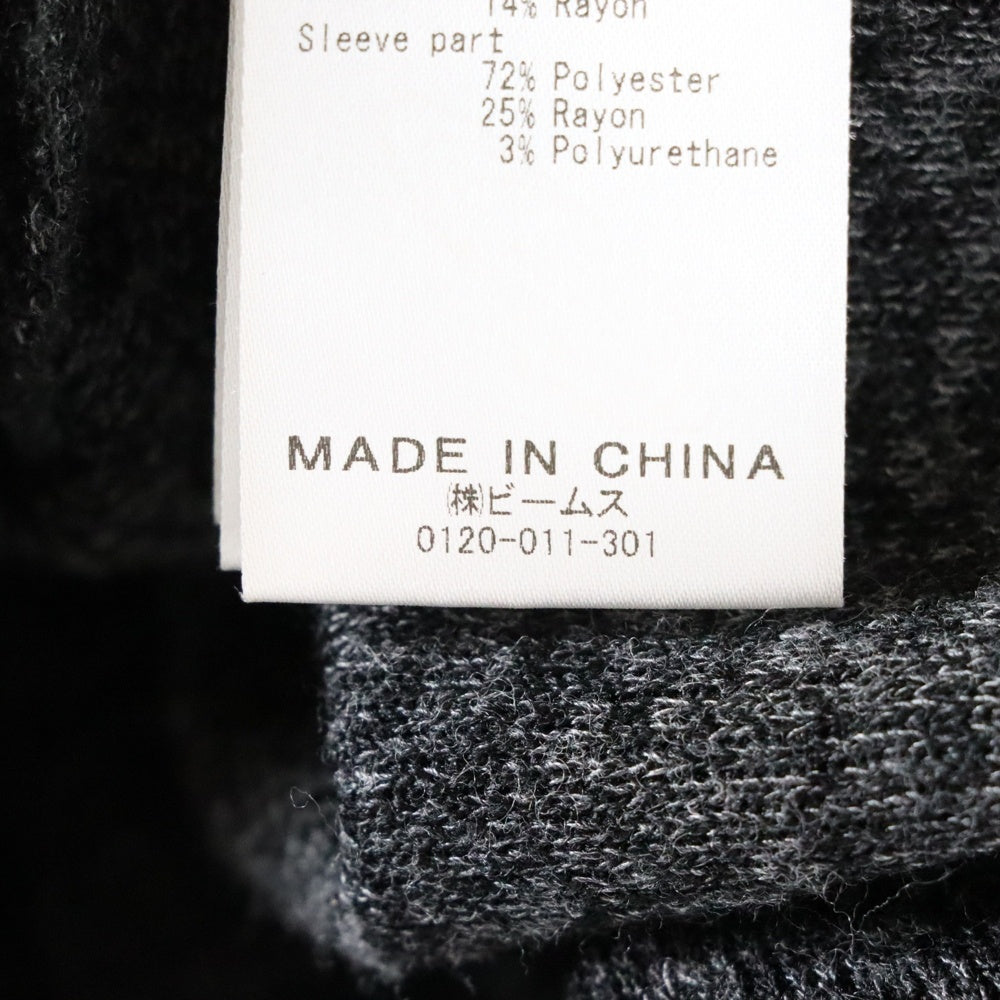 BEAMS HEART(ビームス ハート) 43-26-1354-213 ニット ワンピース ダークグレー レディース