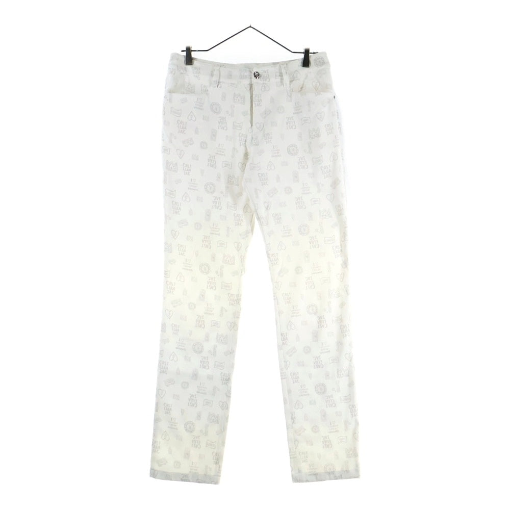 CASTELBAJAC(カステルバジャック) 総柄パンツ ホワイト 24250-209