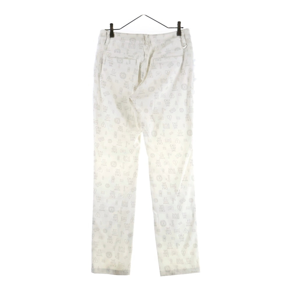 CASTELBAJAC(カステルバジャック) 総柄パンツ ホワイト 24250-209