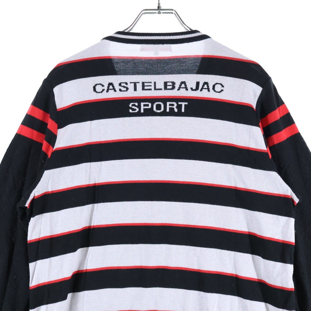 CASTELBAJAC(カステルバジャック) 24880-212 ニットセーター グレー/ブラック