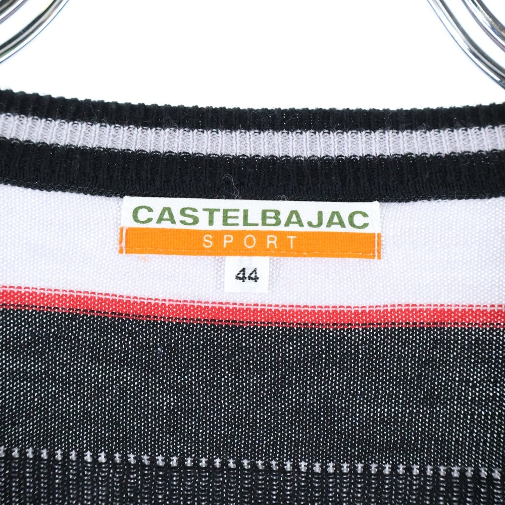CASTELBAJAC(カステルバジャック) 24880-212 ニットセーター グレー/ブラック