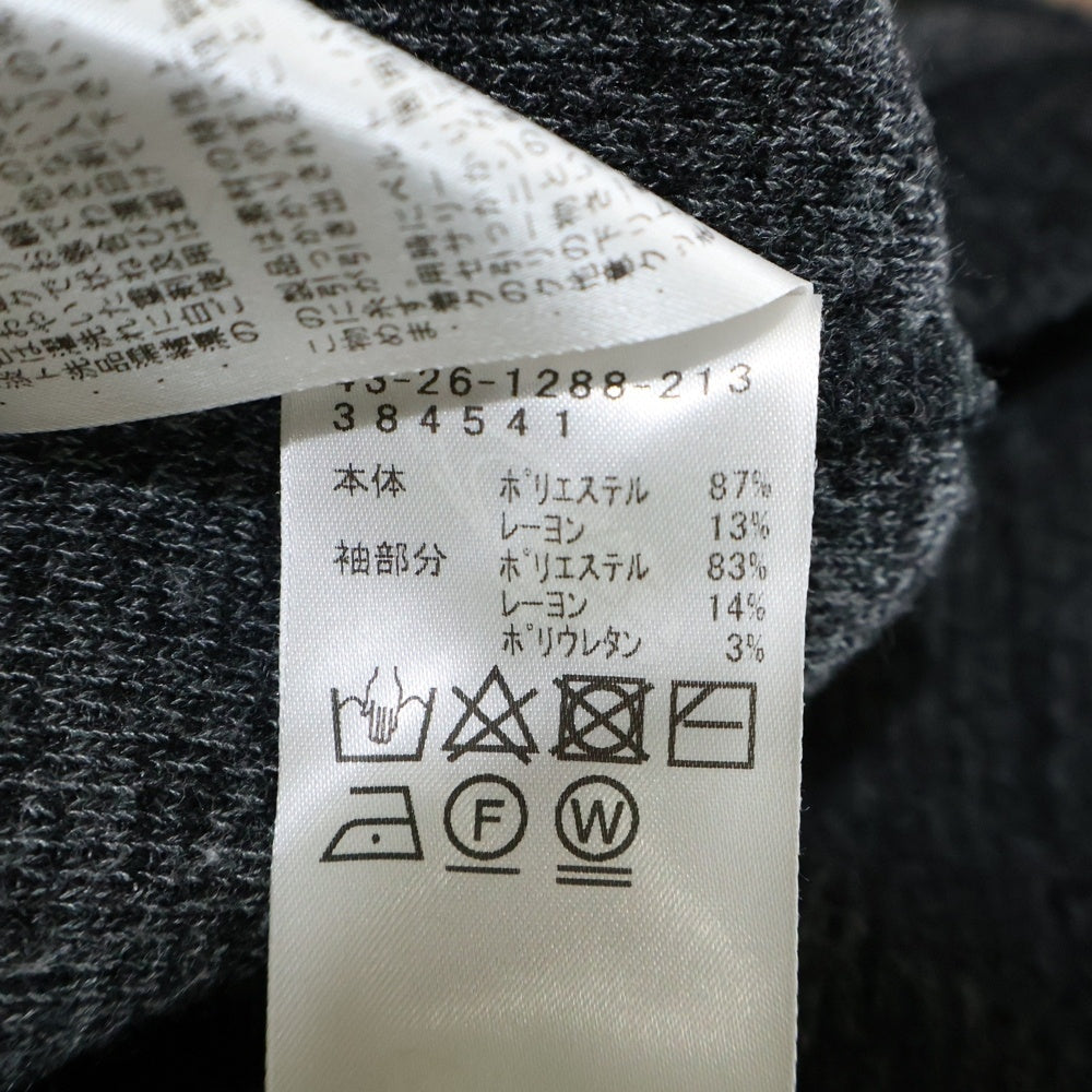 BEAMS HEART(ビームス ハート) 43-26-1288-213 ポリレーヨン ニットワンピース ダークグレー レディース