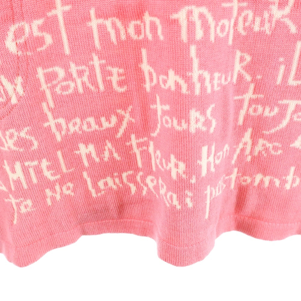 CASTELBAJAC(カステルバジャック) 24480-401 ハーフジップ ニットワンピース ピンク レディース