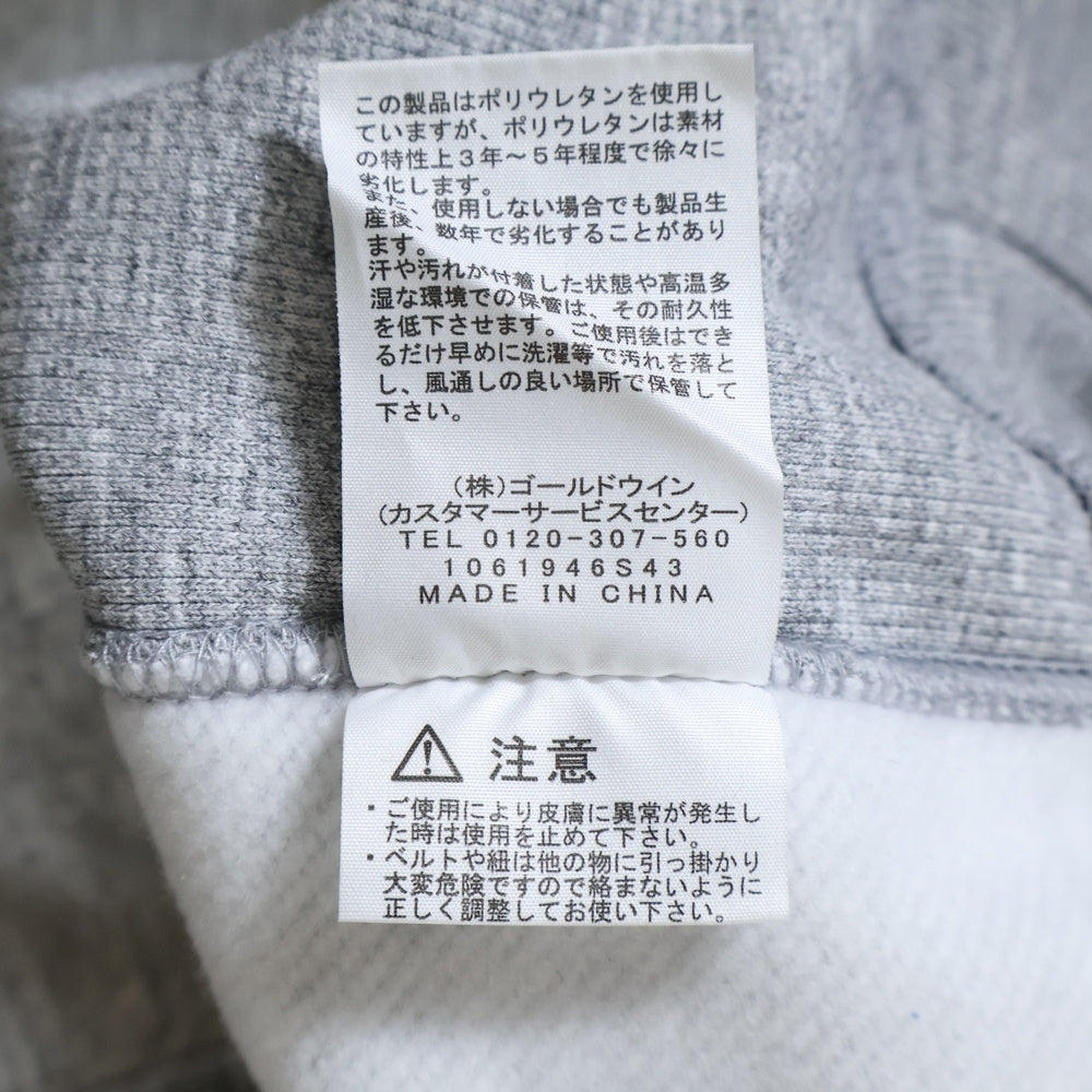 THE NORTH FACE(ザノースフェイス) NT62136 FRONT HALF DOME HOODIE ロゴプリント スウェット プルオーバーパーカー グレー