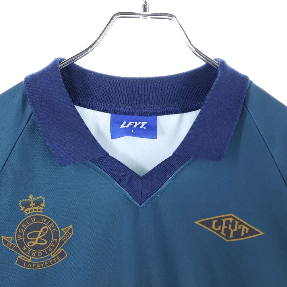 LFYT(エルエフワイティー) PLEASURE SOCCER JERSEY プレッシャー サッカー ジャージ 半袖ゲームシャツ グリーン LS240202