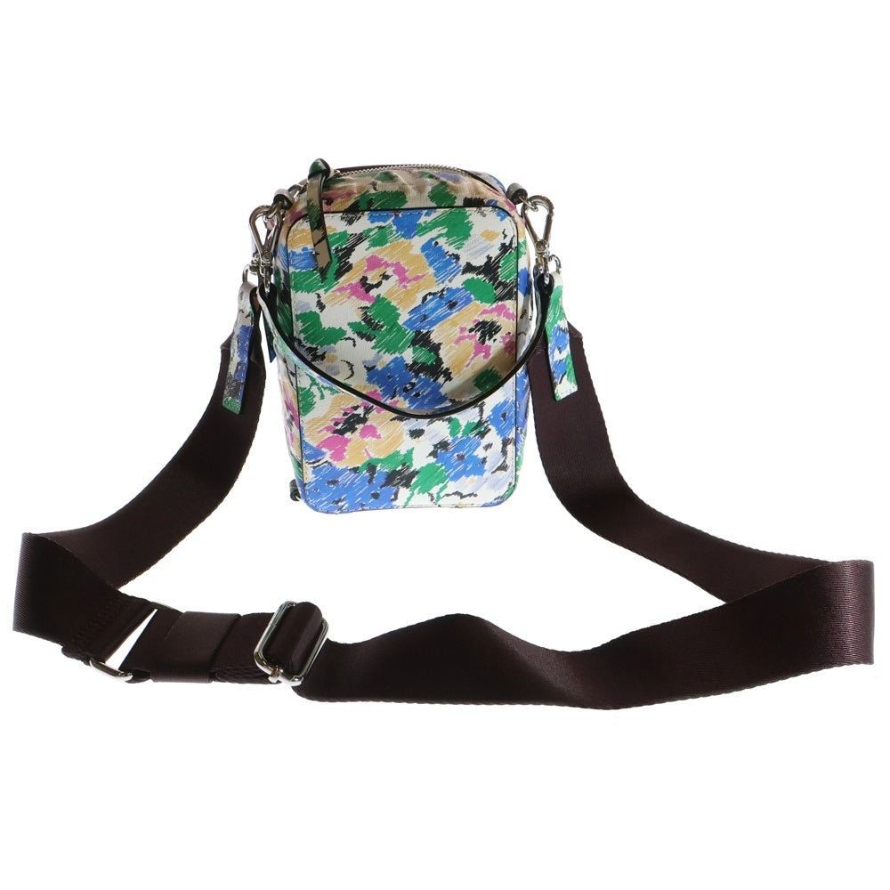 GANNI(ガニー) BANNER FLORAL PRINTED CAMERA CROSSBODY BAG バナー フローラル プリント カメラバッグ ショルダーバッグ マルチ