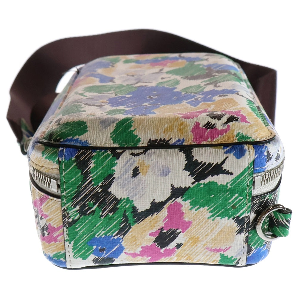 GANNI(ガニー) BANNER FLORAL PRINTED CAMERA CROSSBODY BAG バナー フローラル プリント カメラバッグ ショルダーバッグ マルチ