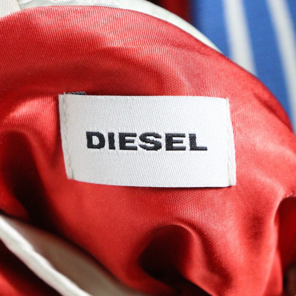 DIESEL(ディーゼル) RICAMO BORDADO 1978 リバーシブル ウルフエンブロイダリー スカジャン ジャケット ブルー/レッド