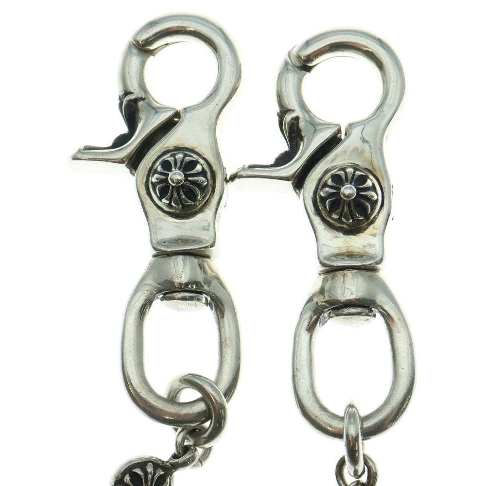 CHROME HEARTS(クロムハーツ) 1BALL SHORT-T/2クリップショート#1クロスボール ウォレットチェーン シルバー BCA062