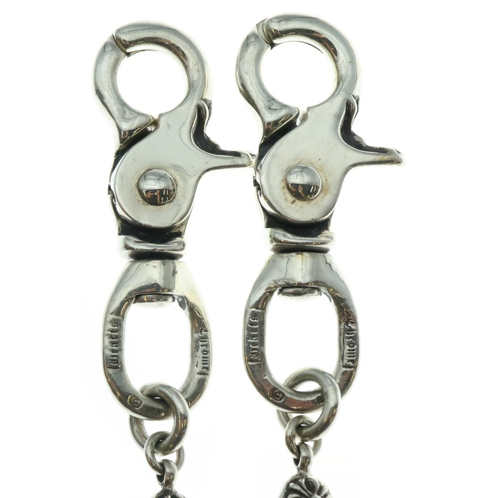 CHROME HEARTS(クロムハーツ) 1BALL SHORT-T/2クリップショート#1クロスボール ウォレットチェーン シルバー BCA062