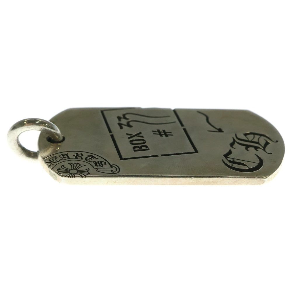 CHROME HEARTS(クロムハーツ) 青山20周年限定 D TAG LRG LTD ラージドッグタグ シルバー